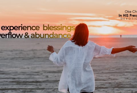 overflow of blessing