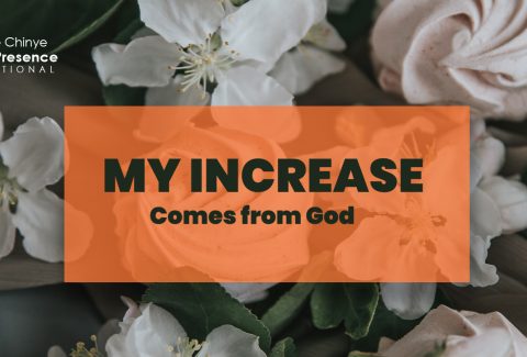 God of my increase