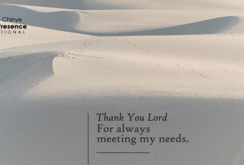God meets my Needs