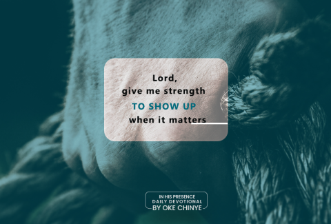 strength to show up