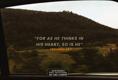 in his presence - square