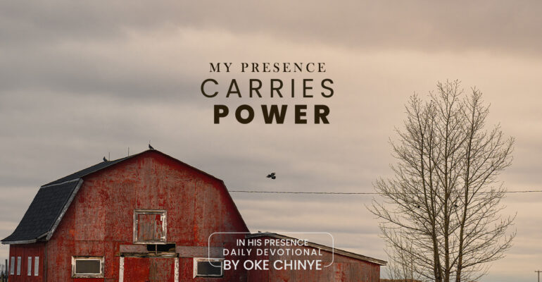 In His Presence Daily Devotional Image