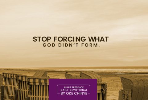 Life flows better when you’re in alignment with how God designed you.” Amos 3:3