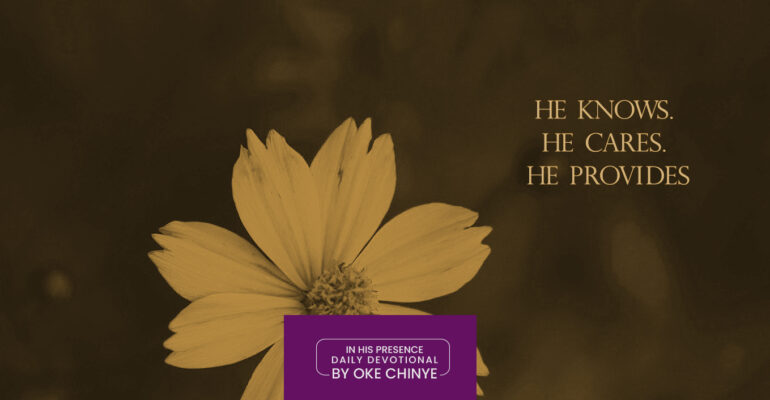 GOD KNOWS WHAT YOU NEED